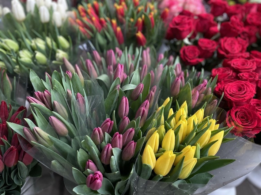 Duży wybór kwiatów ciętych z okazji Dnia Kobiet. Ile zapłacimy za pojedynczy kwiat, a ile za bukiet?