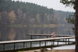 Jesienne zdjęcia znad jeziora Borówno Wielkie w Skarszewach ZDJĘCIA 