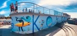 Cukin w Kołobrzegu. Na zlecenie miasta artysta stworzył murale na molo i w skate parku