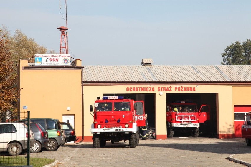 Ćwiczenia strażaków na Mierzei Wiślanej