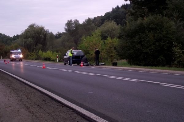 Wypadek Gorlice: śmiertelne potrącenie pieszego [ZDJĘCIA]