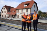 Wojewoda pomorski obejrzał postęp prac na stacji kolejowej w Kartuzach
