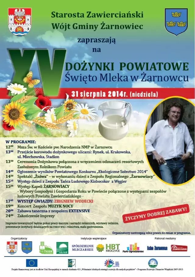 Dożynki powiatowe w Żarnowcu 2014.