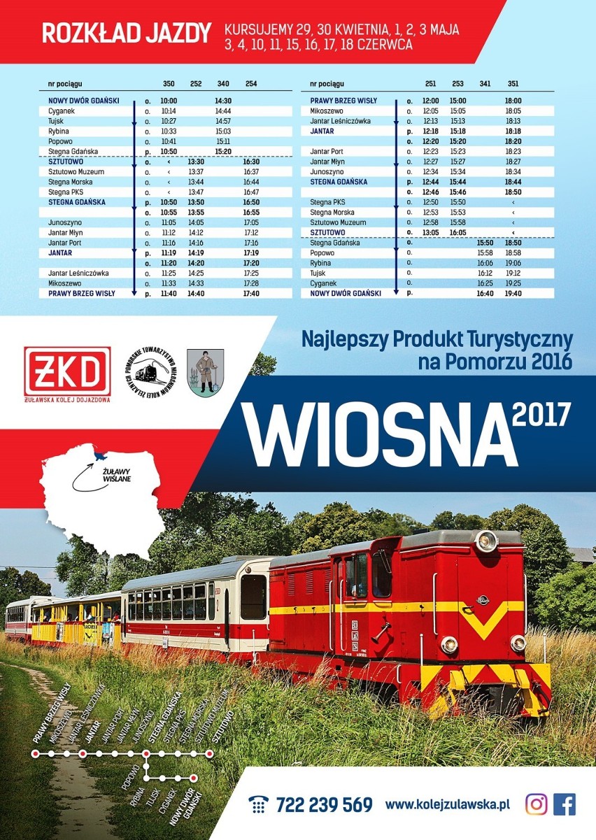 Żuławy. W długi majowy weekend sezon turystyczny rozpoczyna...