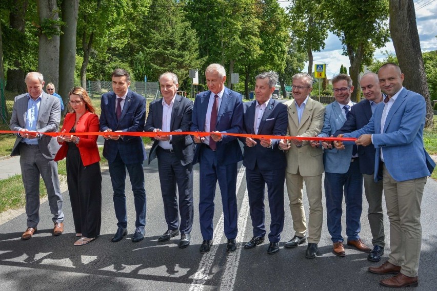 Droga powiatowa Pępowo - Leźno oficjalnie oddana do użytku