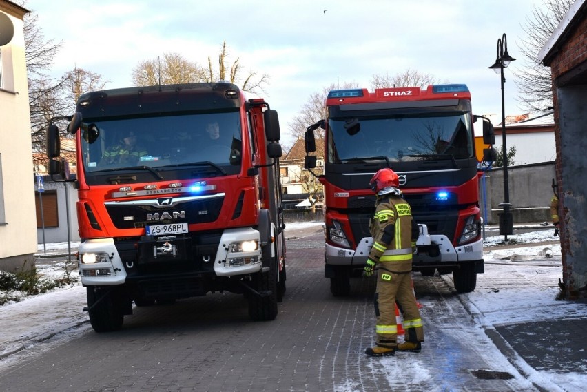 Interwencja strażaków - Sławno - 06.01.2024