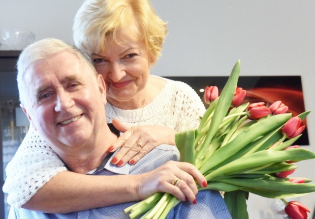 Halina i Aleksander Jakubowscy z Zielonej Góry są już małżeństwem prawie 47 lat.