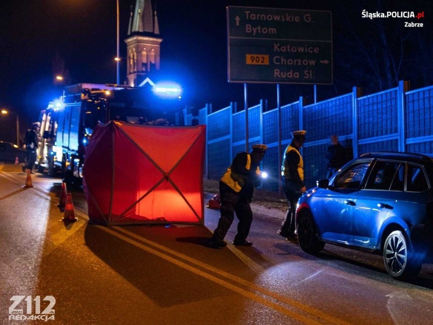 Tragiczny wypadek w Zabrzu. Śmiertelne potrącenie pieszego w Zaborzu. 64-letni mężczyzna zmarł na miejscu