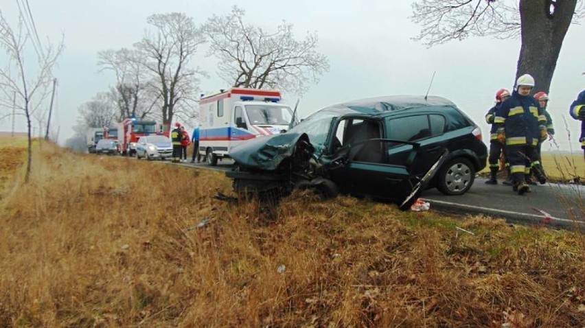26-letni kierowca samochodu osobowego jechał z Sierakowa w...