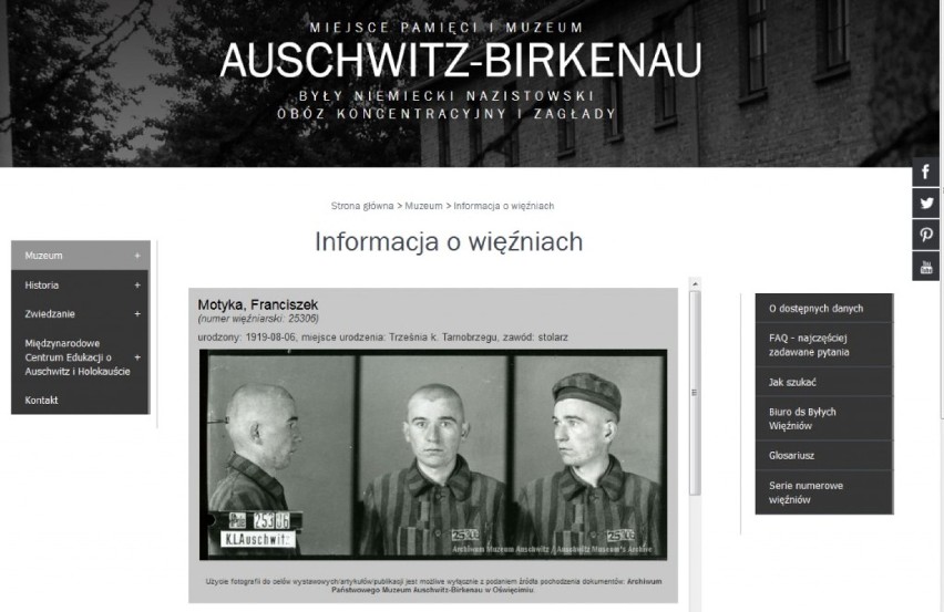 Muzeum Auschwitz opracowało już ponad 1,2 mln dokumentów dotyczących ofiar Auschwitz-Birkenau i samego obozu