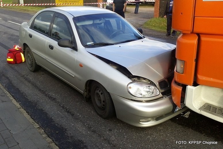Wypadek w gminie Chojnice (FOTO)