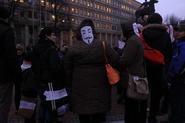 Katowice: Protest przeciw ACTA także na Śląsku! [ZDJĘCIA + WIDEO]