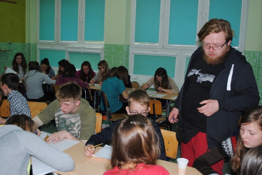Sieradz.Uczniowie z Litwy uczyli się w PG nr 3