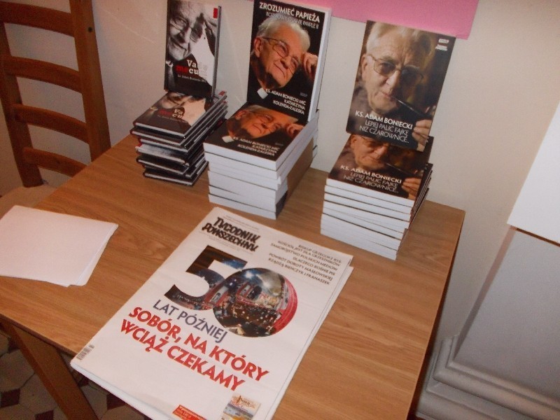 Ks. Adam Boniecki promował w Płocku swoją nową książkę