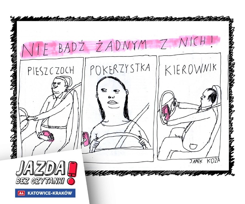 Kampania społeczna "Jazda bez czytanki"