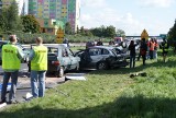 Happening Drogi Zaufania w Płocku. Cztery wypadki w imię bezpieczeństwa