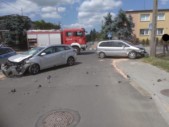 Zdarzenie na skrzyżowaniu ulic Długiej i Szczepańskiego w Nekli