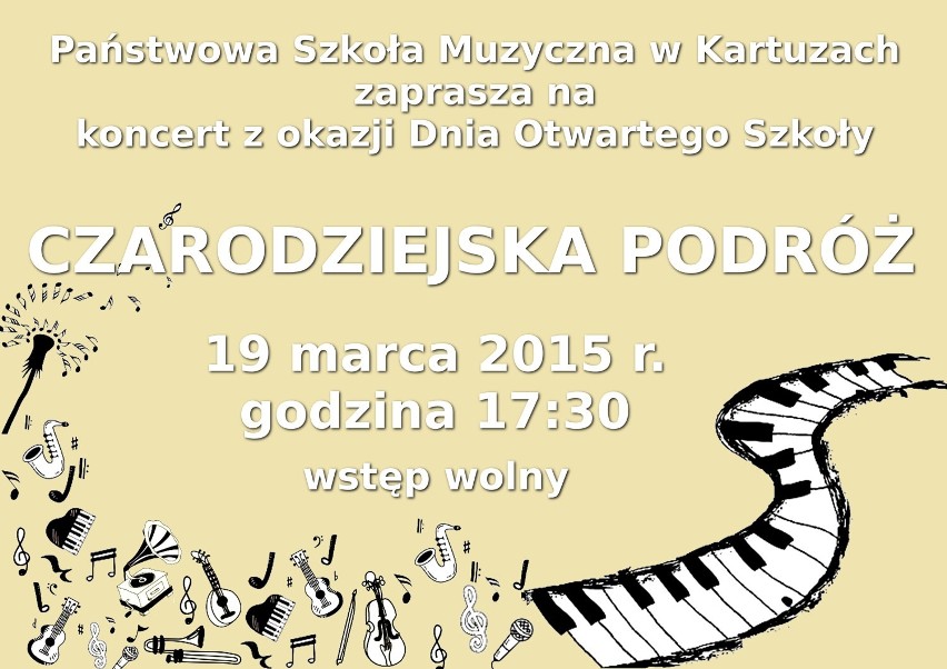 Dzień otwarty w szkole muzycznej w Kartuzach, 19-03-2015