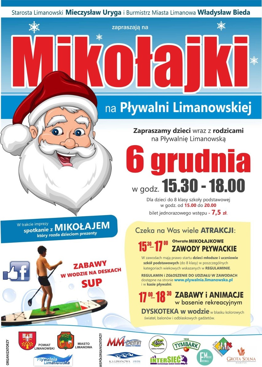 Również 6 grudnia na mikołajkowe pływanie, organizatorzy...