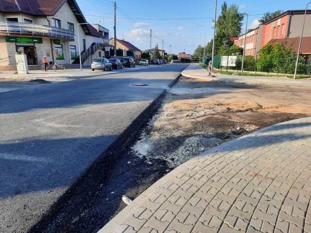 Remont ulicy Kościowa w Radomsku - 9.08.2022