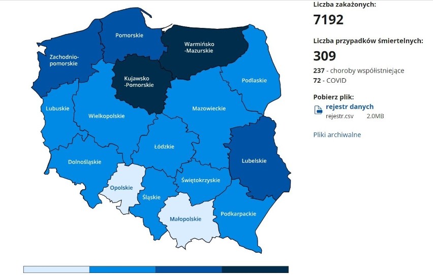 Wtorkowy raport covidowy przyniósł kolejny wzrost zakażeń.