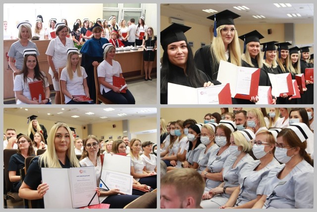 Wręczenie dyplomów na kierunku pielęgniarstwo Państwowej Uczelni Zawodowej we Włocławku [zdjęcia]