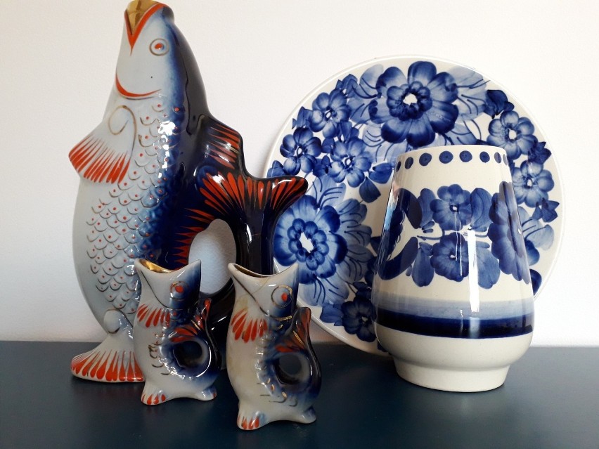 Porcelanowe ryby to bardzo popularne pamiątki czasów PRL. Na...
