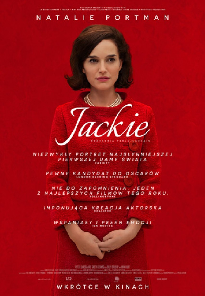 „Jackie” 
Reż. Pablo Larrain, Francja, USA, Chile 
{ARS,...