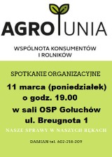 AGROUNIA zaprasza rolników, przedsiębiorców i konsumentów do Gołuchowa. W poniedziałek odbędzie się tam kolejne spotkanie organizacyjne