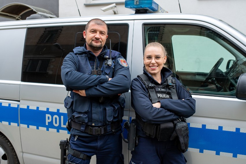 Policyjna para z Sieradza gwiazdą telewizyjnego serialu