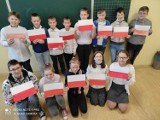 Święto Niepodległości w Szkole Podstawowej ze Sławska ZDJĘCIA - 2021 rok