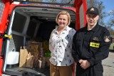 Kolejny transport pomocy na Ukrainę. Zawiozą go strażacy z hajnowskiej komendy PSP