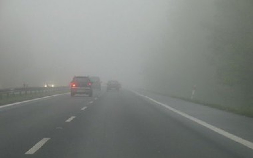 Uwaga, kierowcy! Gęsta mgła 