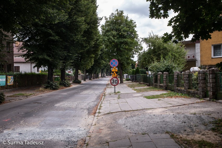 Ruszył remont ulicy Andersa w Stargardzie. Fotoreportaż Tadeusza Surmy - 6 sierpnia 2021 r.