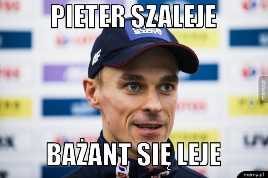 He, he, he - Piotr Żyła jest królem memów. Polski skoczek...