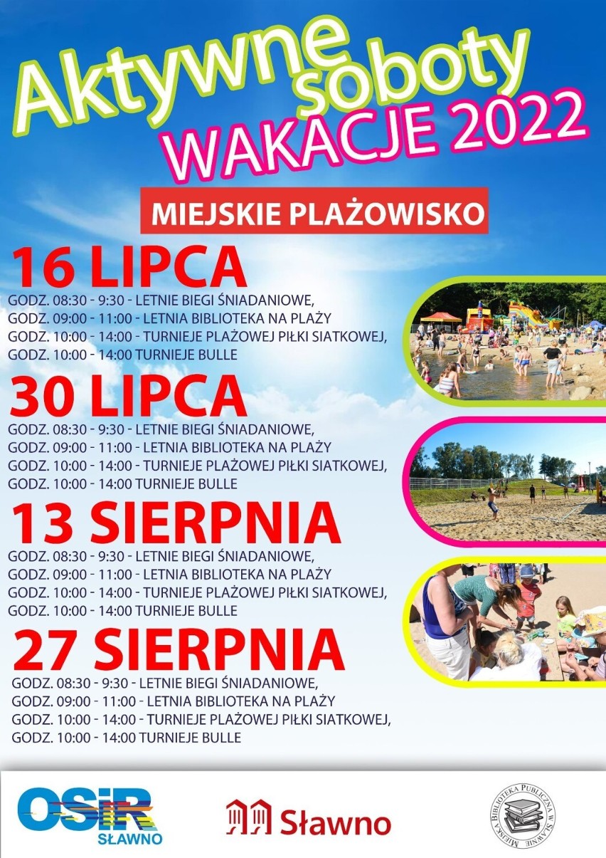 W sobotę - 16 lipca w Sławnie startują letnie aktywne soboty...