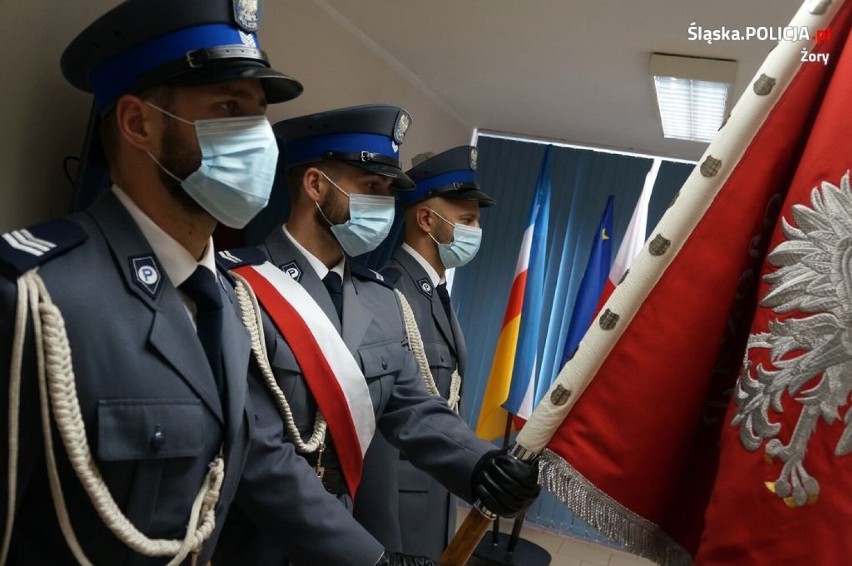 Tegoroczne Święto Policji w Żorach było skromniejsze niż...