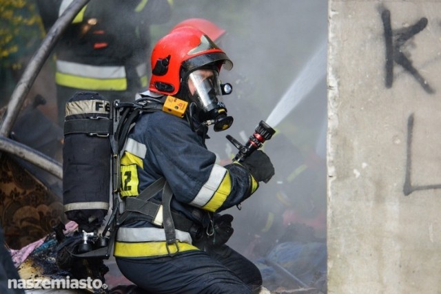 Pożar domu w Woli. Jedna osoba nie żyje