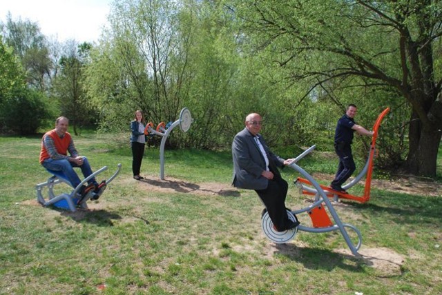 Nekla: Siłownia pod chmurką.