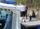 Wodne patrole wróciły na Jezioro Sławskie. Wpadł pijany wrocławianin sterujący łodzią