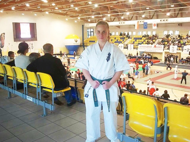 W sobotę na Mistrzostwach Europy Juniorów w Karate Kyokushin, zawodniczka Limanowskiego Klubu Kyokushin Karate - Patrycja Kogutowicz