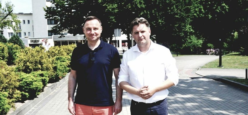 Andrzej Duda odwiedził COS Cetniewo - sportowy ośrodek we...