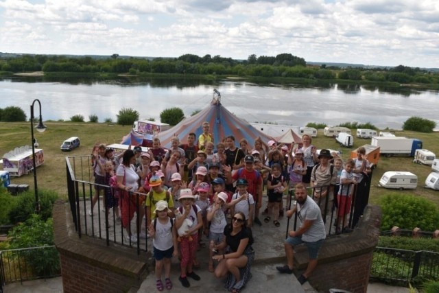 Wakacje GOK-u w Unisławiu zorganizowano letnie zajęcia