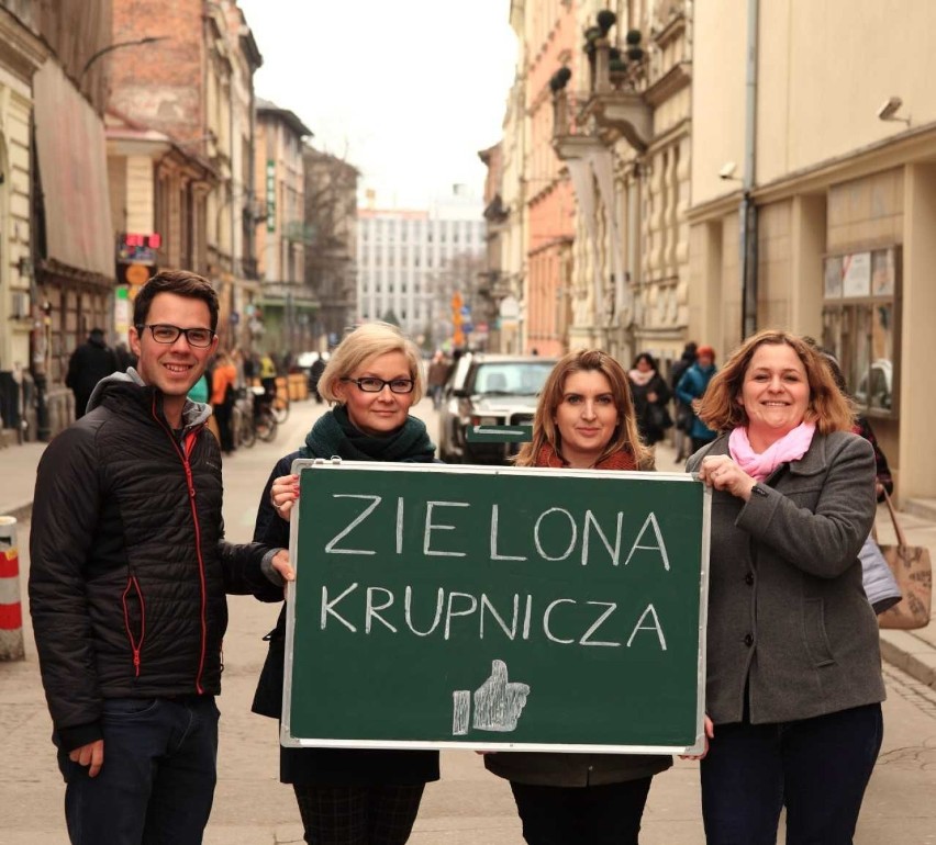 Kraków. Walka o zieloną Krupniczą trwa. Proponują uspokojenie ruchu samochodowego i zwiększenie przestrzeni dla pieszych