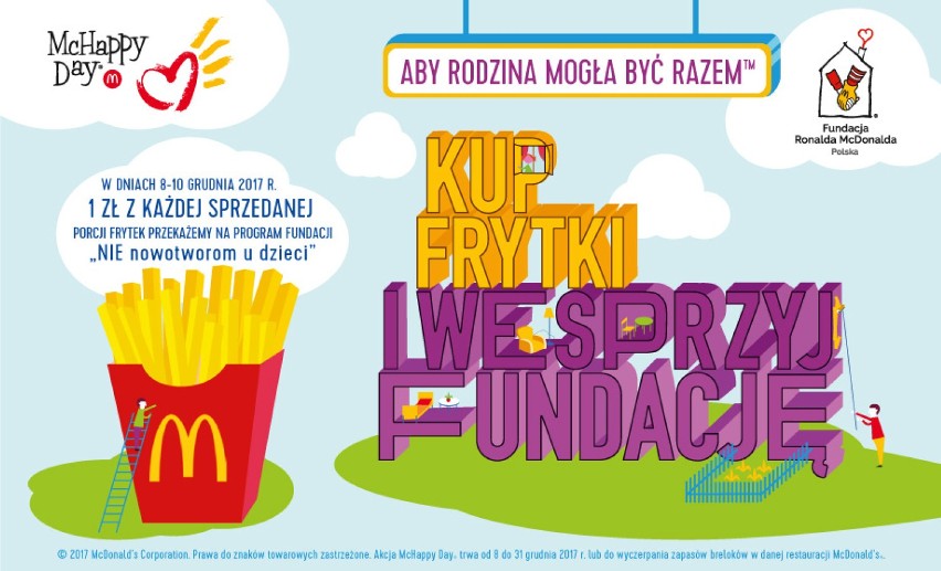 Pomagaj z McDonald’s podczas McHappy Day!