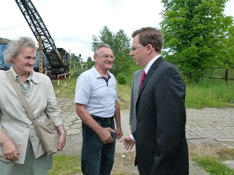 Poseł Dariusz Joński pomoże skansenowi lokomotyw [zdjęcia]