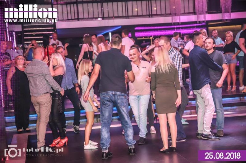 Impreza w klubie Million Włocławek - 25 sierpnia 2018 [zdjęcia]
