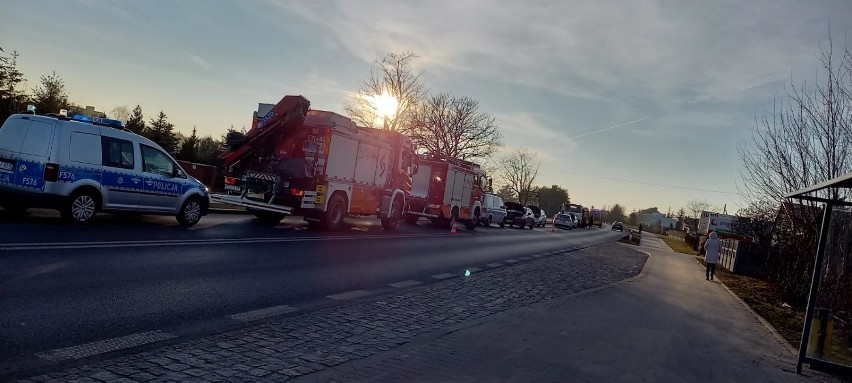 Wypadek w Czechach pod Zduńską Wolą.