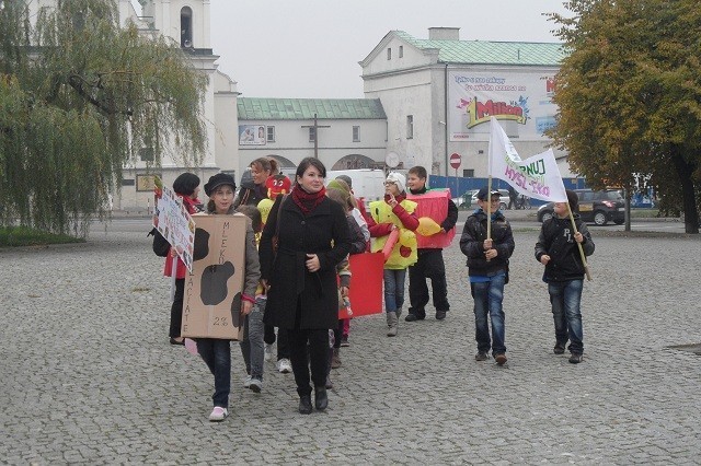 W alei NMP odbył się happening Strajk Żywności, którego organizatorem był Bank Żywności [ZDJĘCIA]