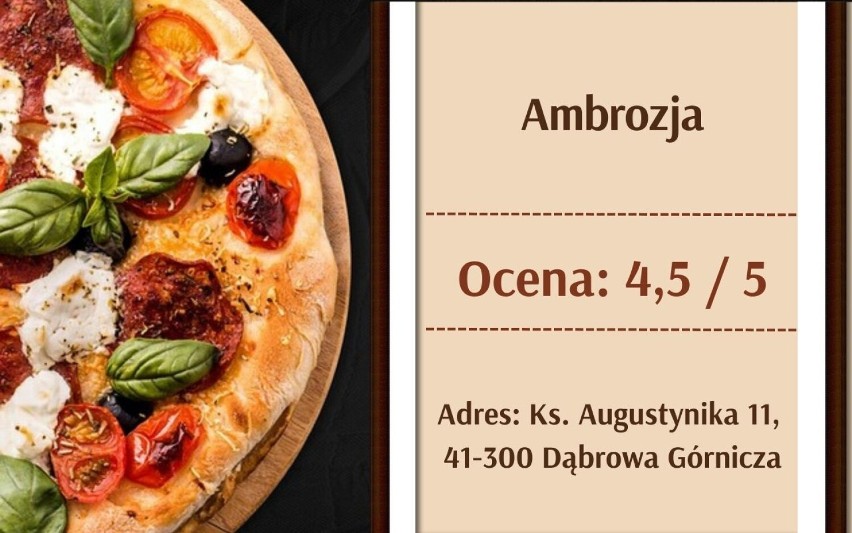 Pyszna pizza w Dąbrowie Górniczej